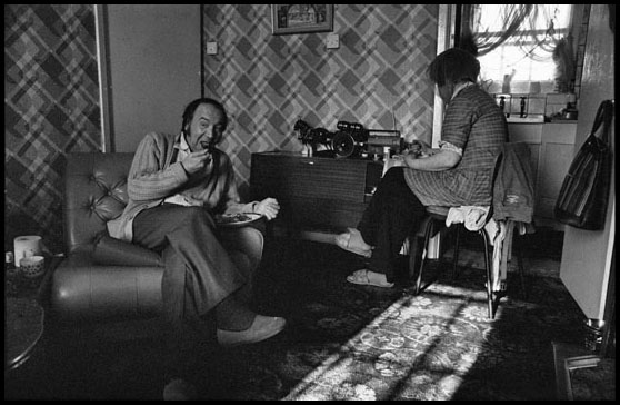 mum and dad eating